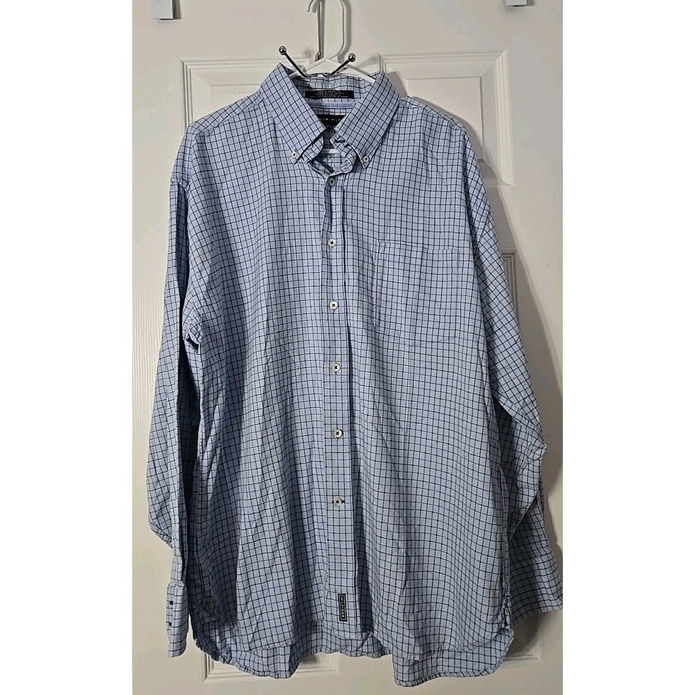 Tommy Hilfiger Mens Vintage Dress Shirt Size XL/ XG Long Sleeve